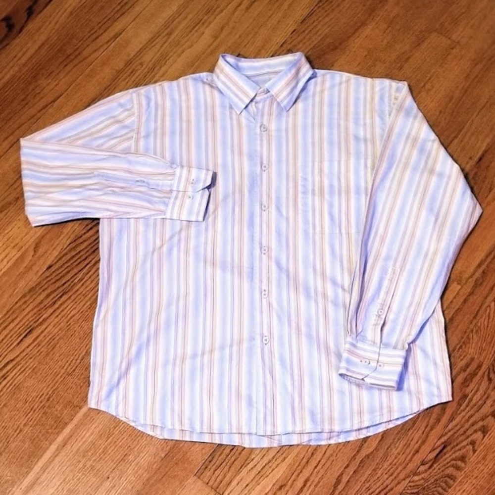 Alan Flusser Button Down Shirt EUC